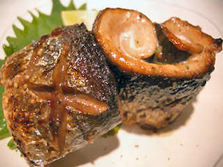 写真：秋刀魚のワタ醤油焼き＠竹宗