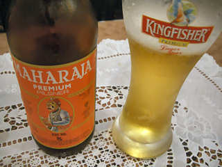 写真：インドビール「マハラジャ」
