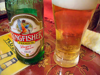 写真：インドビール「キングフィッシャー」＠ボンベイキッチン