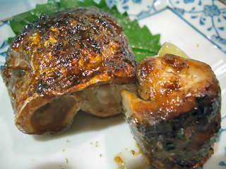 写真：秋刀魚のワタ醤油焼＠竹宗