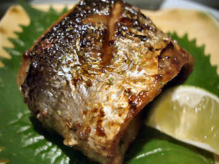 写真：秋刀魚（さんま）ワタ醤油焼き＠竹宗